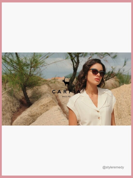 Acetate Polarized Sunglasses UV Protection Cat Eye Frame main image 6